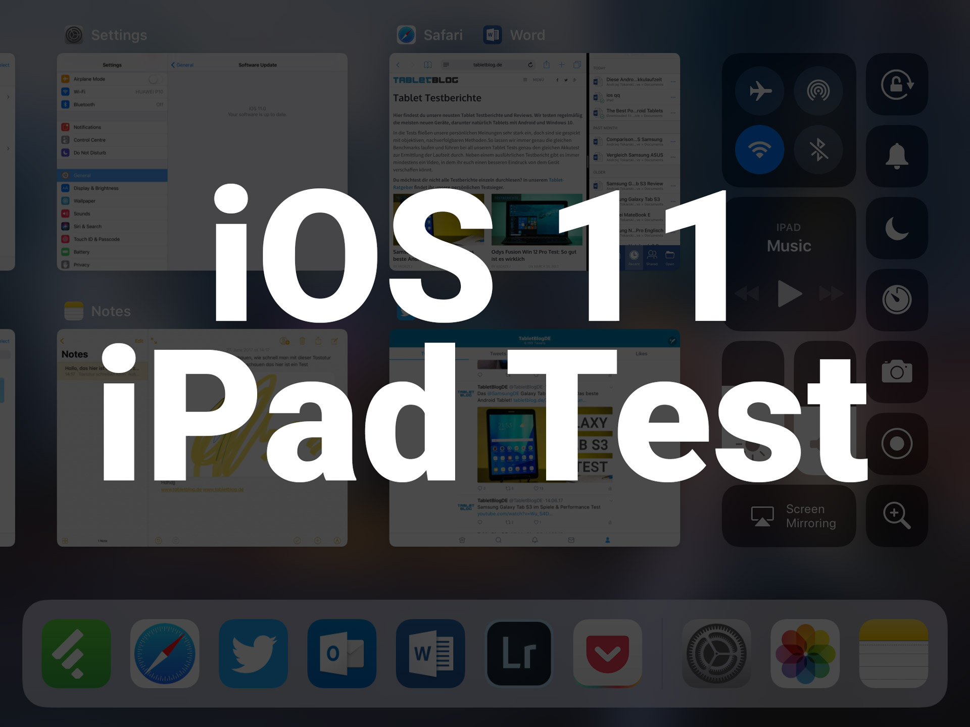 iOS 11 iPad Test
