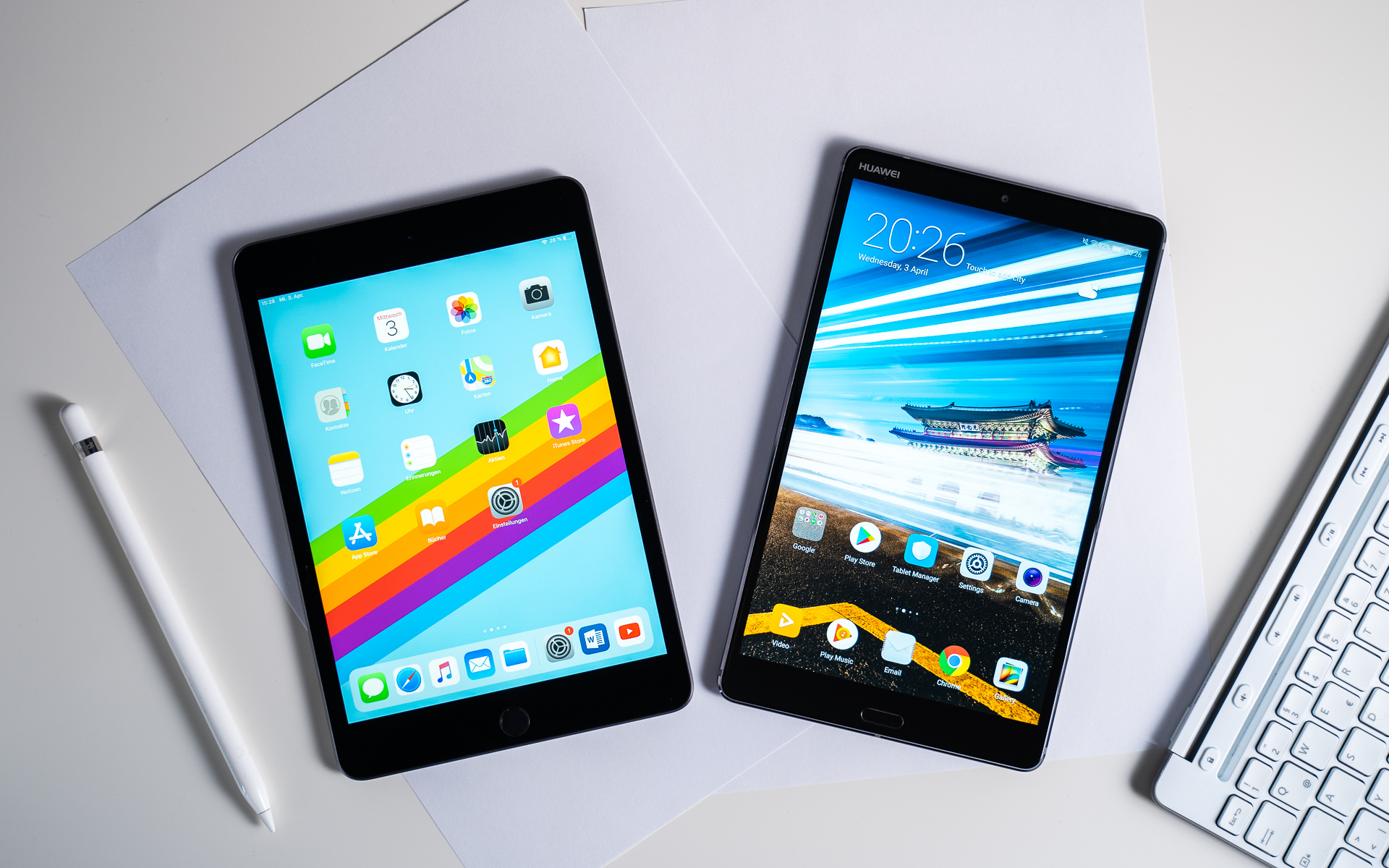 Vergleich: iPad Mini 2019 vs Huawei MediaPad M5 8