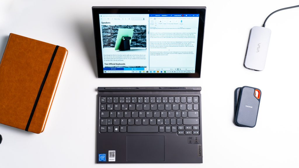 Lenovo IdeaPad Duet 3i mit Bluetooth Tastatur