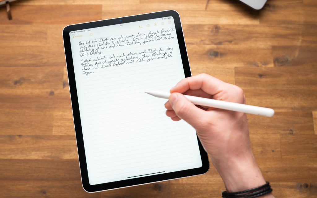 Apple iPad Air 5 mit Pencil und Notes