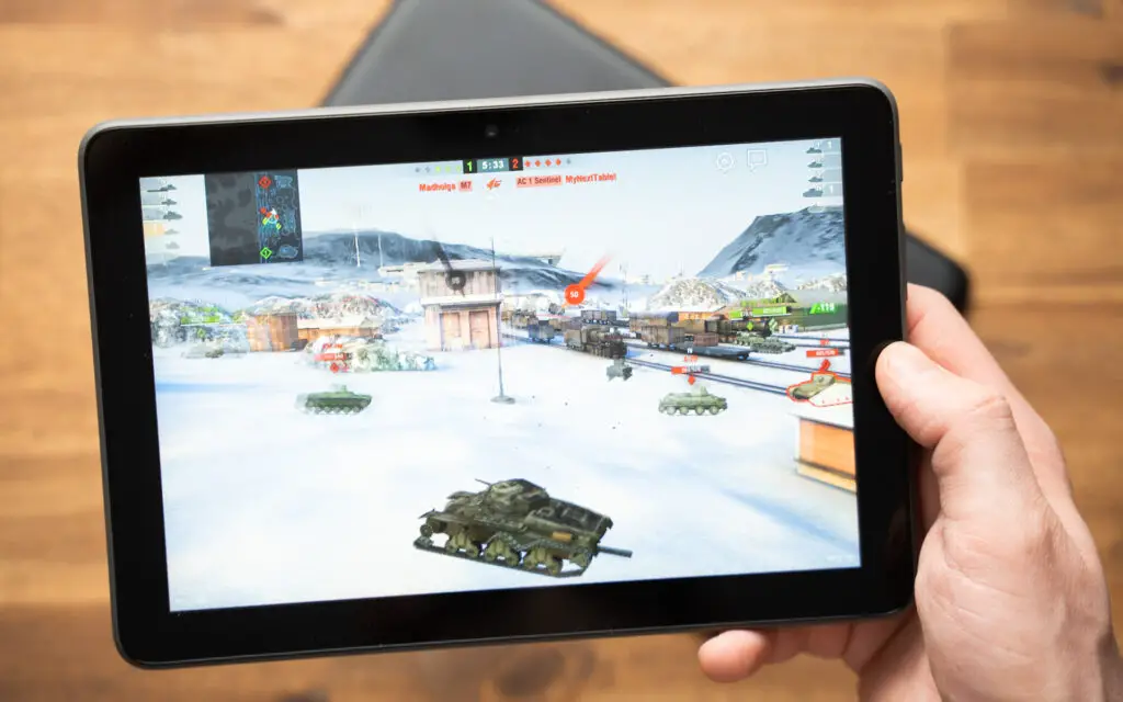 Amazon Fire HD 8 Plus 2022 mit World of Tanks