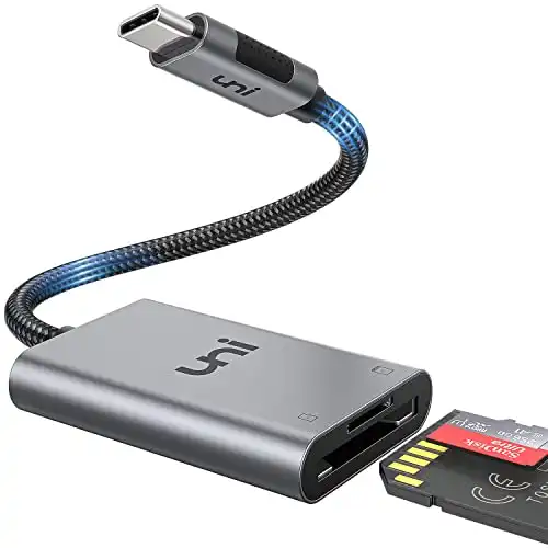 Uni USB C auf SD/MicroSD 2in1-Kartenleser