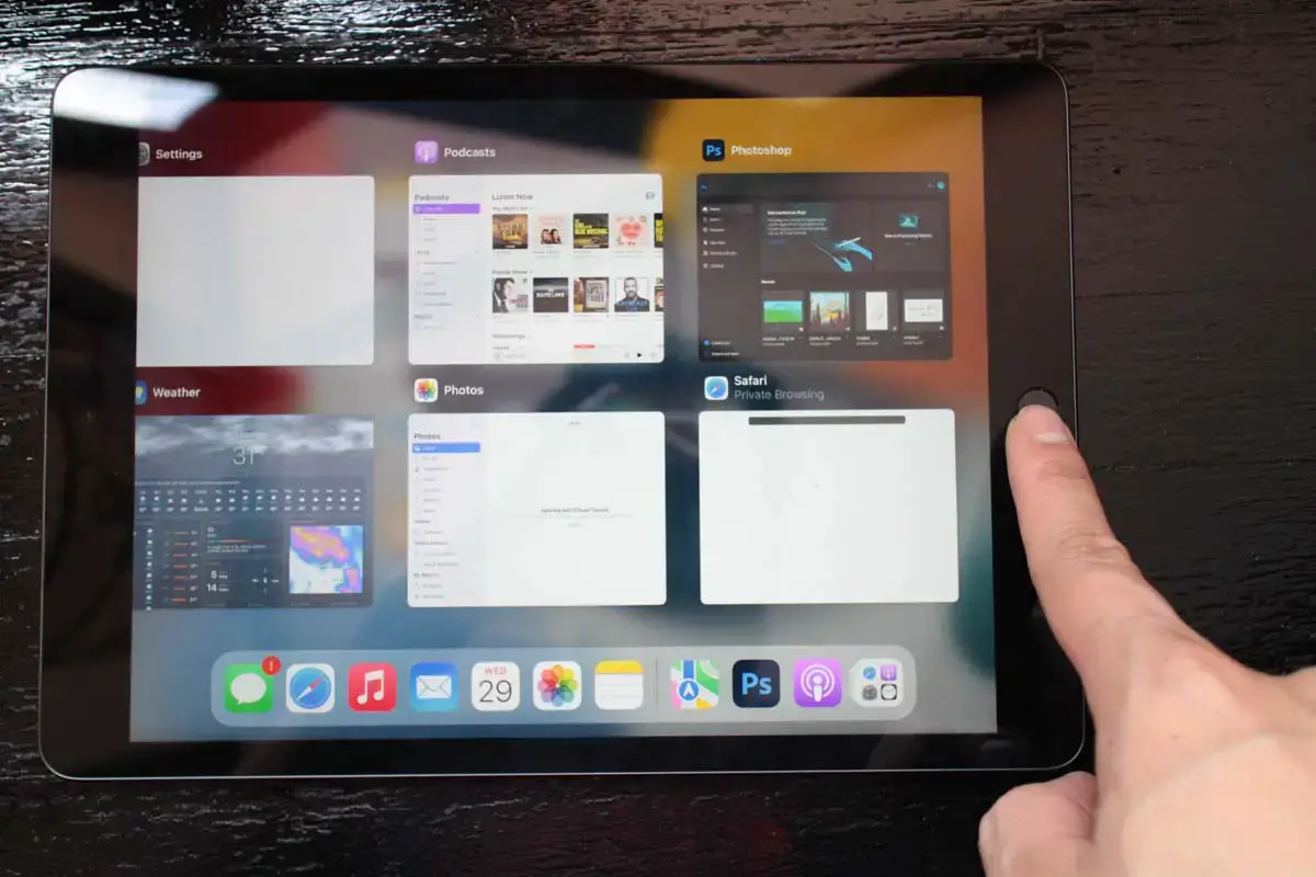Apps auf dem iPad schließen
